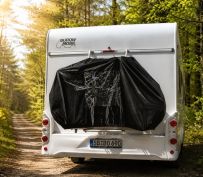 Fietshoes achter de camper of caravan
